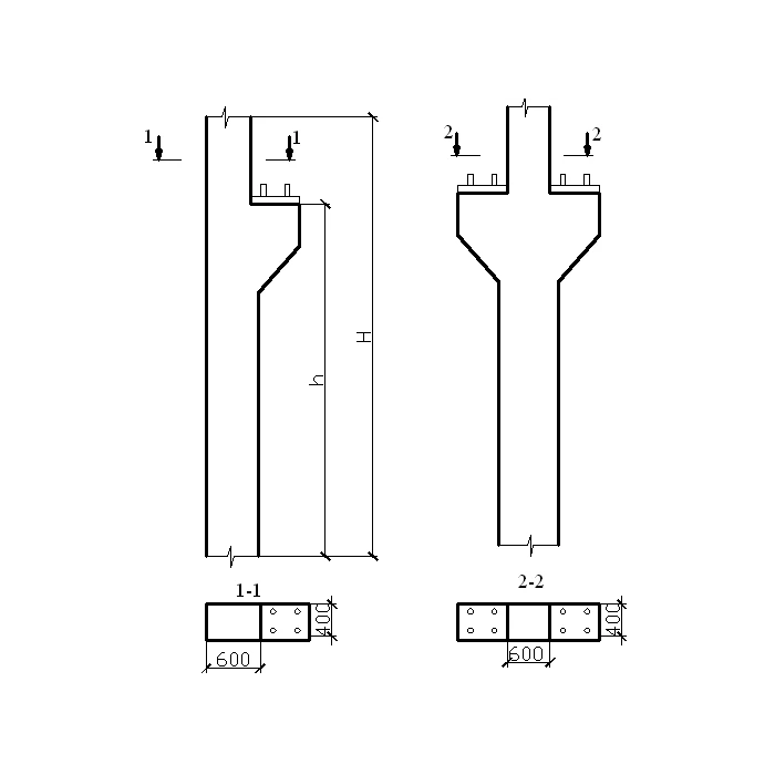 Колонна железобетонная 5к 96-1